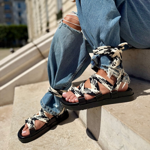 Cheville Deals Chaussures Avec Lacets Autour De La Cheville