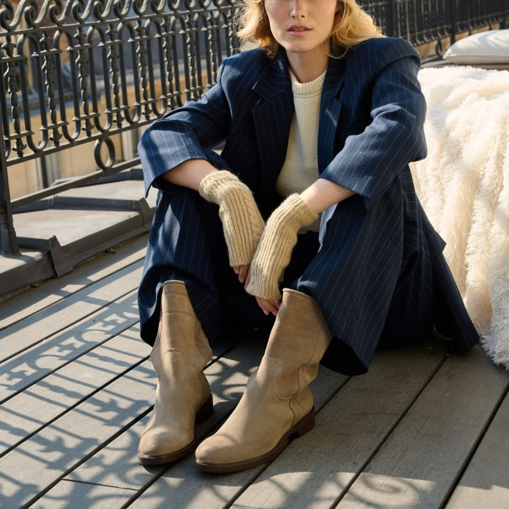 Charly – Bottes Cavalières Camarguaises en Cuir - Pastelle Boutique36noir
