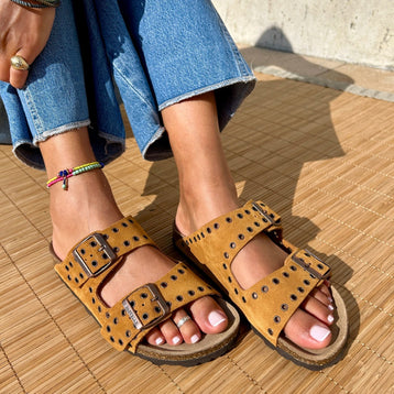 Joy Oeillet - Pastelle Boutique36Suede Kaki