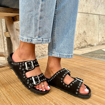 Joy Oeillet - Pastelle Boutique36Suede Kaki