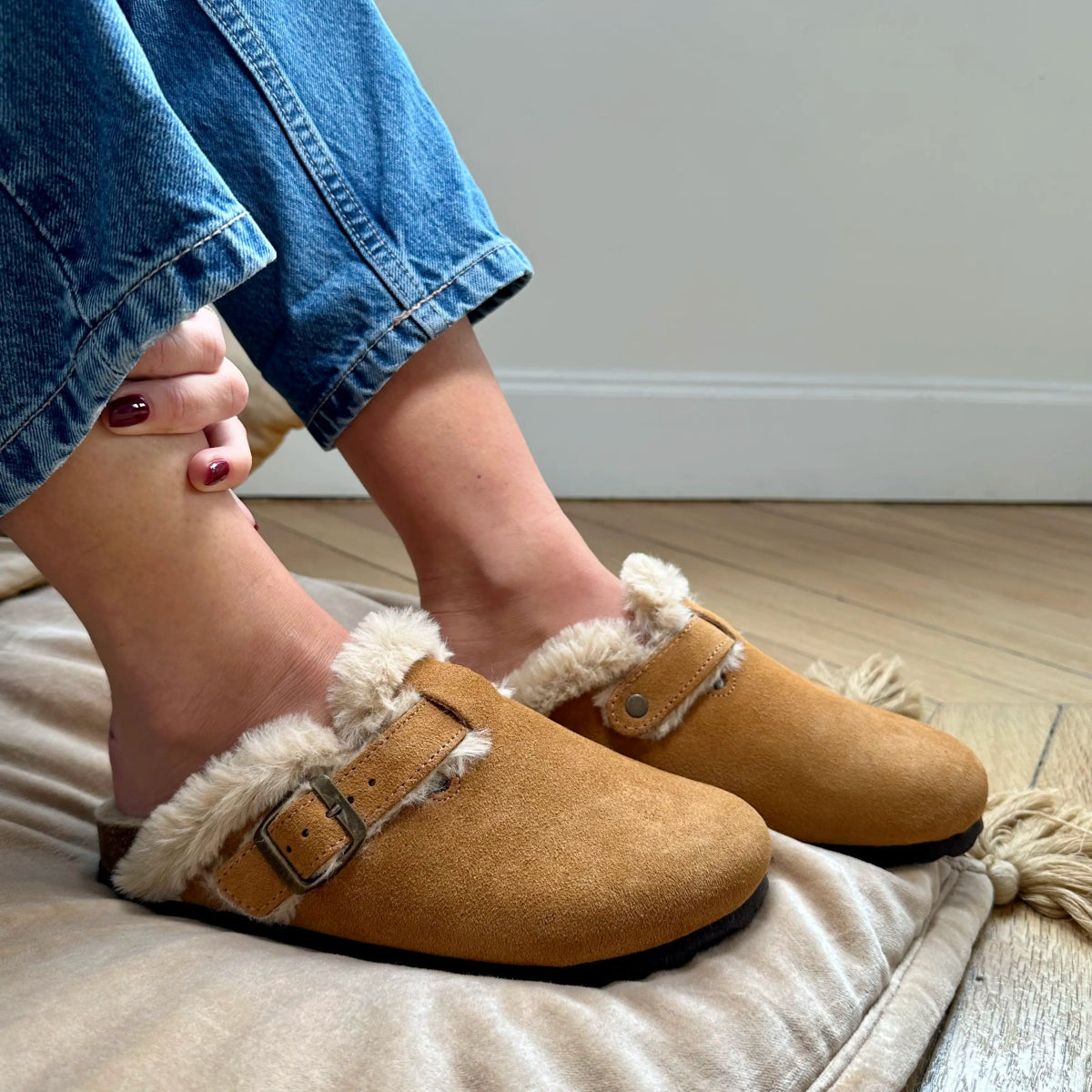 Mules Et Sabots Femme été - Pantoufles Compensées Confortables - Semelle Antidérapante - Taille 35 à 43 - 2