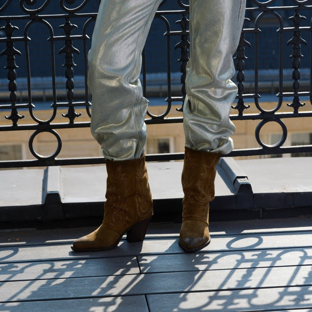 Valérie – Bottes Cuissardes à Enfiler - Pastelle Boutique36noir