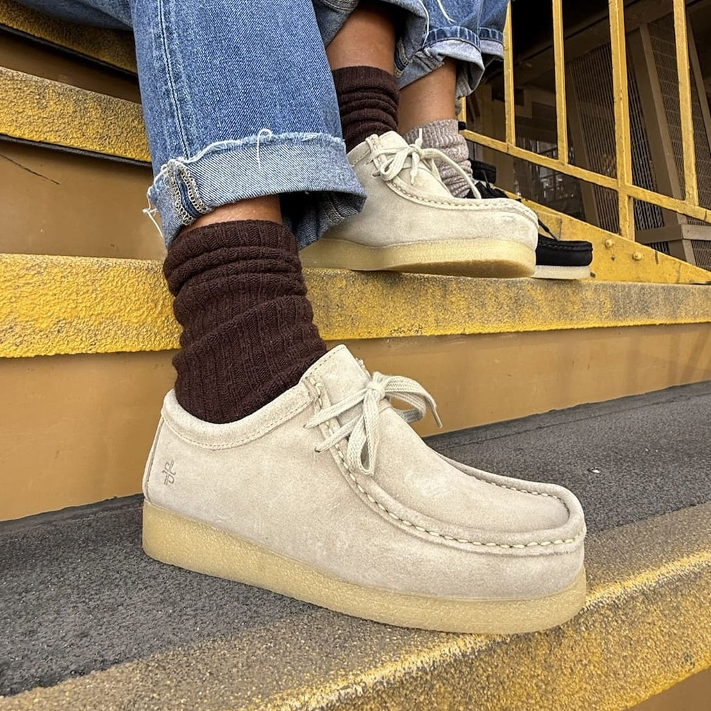 ZAP – Mocassins à Lacets en Daim, Semelle Crêpe Naturelle, Confort & Élégance - Pastelle Boutique36Marine