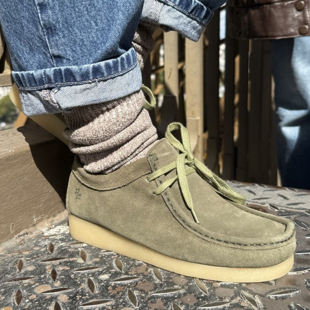ZAP – Mocassins à Lacets en Daim, Semelle Crêpe Naturelle, Confort & Élégance - Pastelle Boutique36Taupe