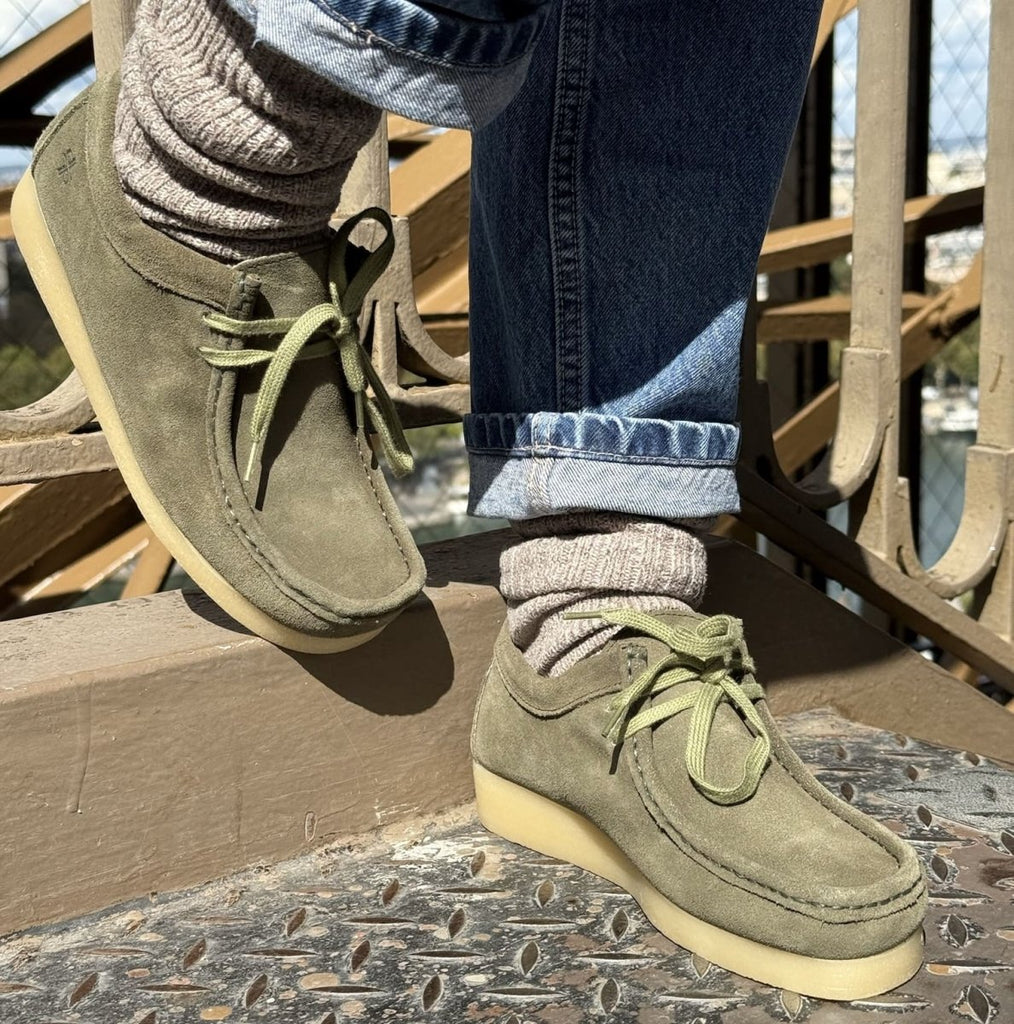 ZAP – Mocassins à Lacets en Daim, Semelle Crêpe Naturelle, Confort & Élégance - Pastelle Boutique36Taupe